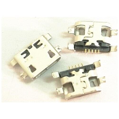200pcs For Blackberry 9320 For Alcatel 995 Mini Micro USB Jack Socket Connector Female 5pin Charging Port Replacement Parts