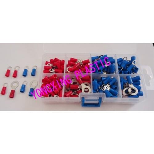 230pcs/box insulated terminal block RV1.25-4/RV2-4/RV2-5/SV1.25-4/SV2-4 kits