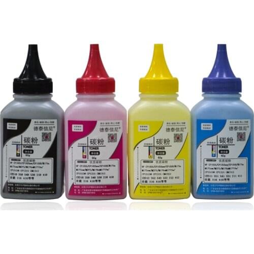 4 Colors/set Toner Powder For HP Color Laserjet Pro MFP M176N M177FW High Quality Toner Powder For Laser Printer Free S Hipping