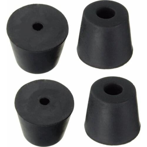 4Pcs/lot Rubber Table Chair Furniture Feet Leg Pads Tile Floor Protector Anti-skid Black 20x15x17mm