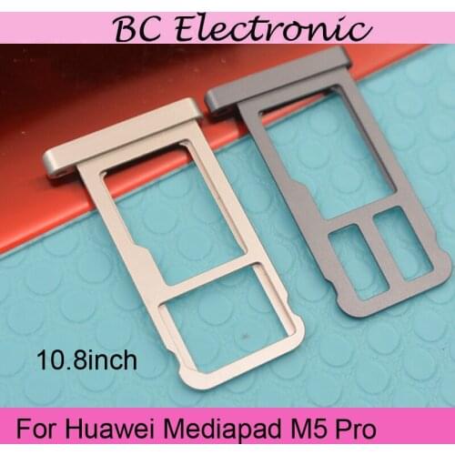 For Huawei Mediapad M5 Pro 10.8" 4G LTE Sim Card Holder Tray Card Slot For Huawei Mediapad M5 pro WIFI SD Card Holder