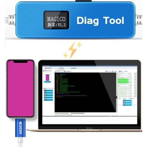 For iPhone SE-X For ipad Magico Diag DFU Tool Enter Purple Screen Replace Hard Disk Chip Unpack WiFi Data without NAND Removal