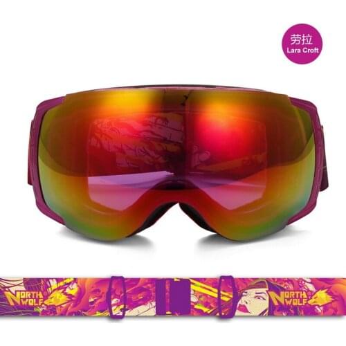 Hot sale Ski Glasses Double Layers UV400 Anti-fog Ski Goggles Snow Skiing Snowboard Motocross Goggles Ski Masks or Eyewear