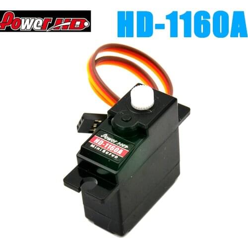 Power HD-1160A 3KG 16g Mini Servo Steel Ring Engine Compatible with Futaba/JR RC Car Part