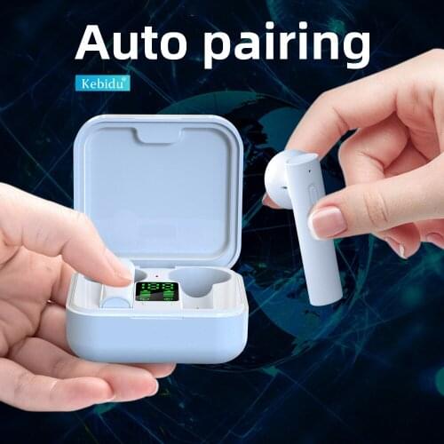 Kebidu Air 6 pro TWS 5.0 Bluetooth Headset HIFI Wireless Earphone Power LED Display headphone For Xiaomi Redmi PK SE Airdots