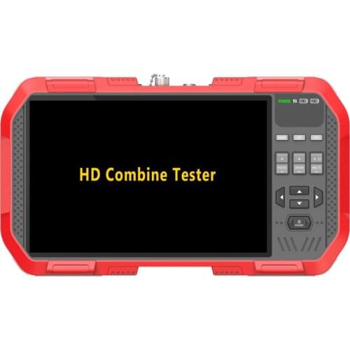 Newest 7 Inch H.265 4K IP camera tester 8MP TVI CVI 5MP AHD CVBS CCTV Tester Monitor with Multimeter Optical power meter DT-A86