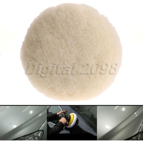 Yetaha New 7inch 180mm Wool Polishing Polisher Clean Buffing Pad Car Glass Felt Cleaning Bonnet Detailing Auto Car Wash Sponge