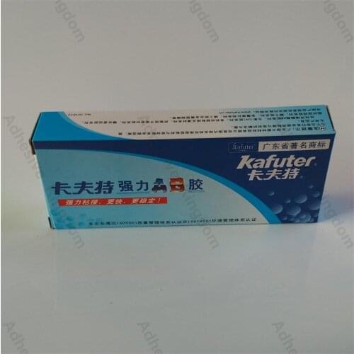 Genuine 20pcs 80g kafuter AB strong glue modified acrylic multi-purpose AB adhesive ceramics plastic glue wholesale