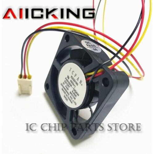 Original ICFAN F4010AN-12QAW 12V O.O9A 4010 cooling fan 3-wire is in stock
