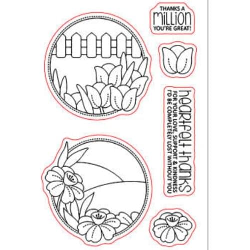 Transparent Clear stamp and cutting dies DIY Silicone Seals Scrapbooking / Card Making/Photo Album Decoration