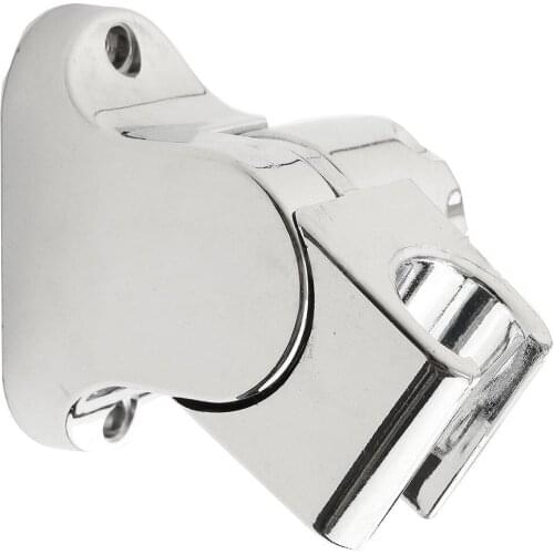 Adjustable Rotating Bathroom Shower Head Hand Holder Wall Mounted Bracket Silver