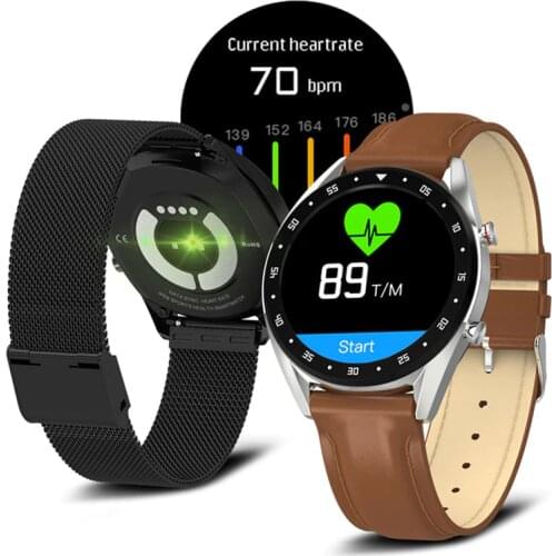New L7 Smart Watch Blood Pressure Heart Rate ECG Sports Watchs Health Bluetooth Call Watch Fitness Sleep Monit IP68 Waterproof