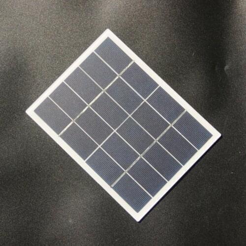 BUHESHUI 3W 5V Solar Panel Cell Polycrystalline PET DIY Solar Charger For 3.7V Battery System 170*130MM 100pcs Wholesale