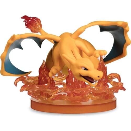 TAKARA TOMY Mega Charizard PVC Action Figure Model Cartoon Pokemon Charizard Blast Burn Figure Gifts Toys for Kids