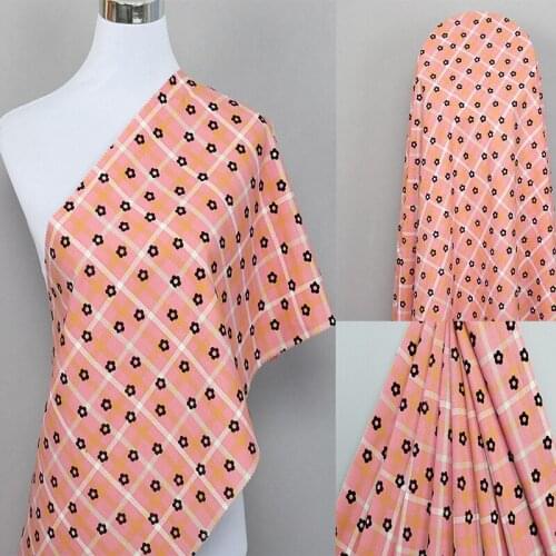 Red pink 100% cotton dot stripe plaid cloth for doll patchwork dress clothes sewing needlework Christmas decoration fabric