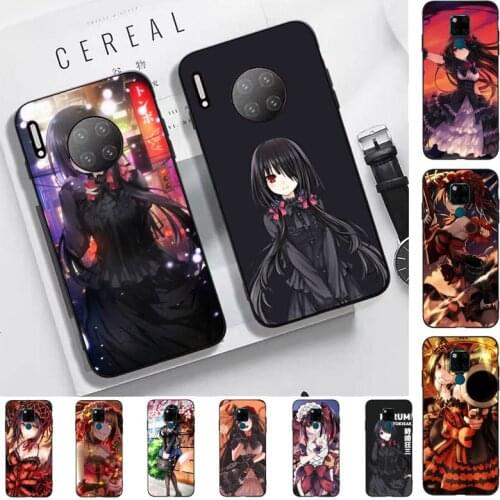 TOPLBPCS Anime Kurumi Tokisaki Phone Case for Huawei Mate 20 10 9 40 30 lite pro X Nova 2 3i 7se