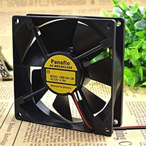 9cm Fan 9025 Cooling Fan 12V 0.18a fbm-09a12m 2 Wire 3months Warranty