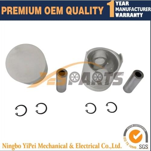 2 set Piston Kit STD For Kubota Z650