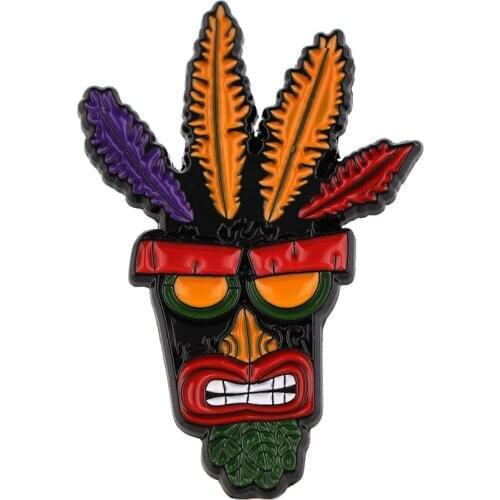 20pcs/lot J2854 Anime Funny Wolf Brooch Enamel Badge Metal Badges Icon on The Backpack Pin Brooch Badges