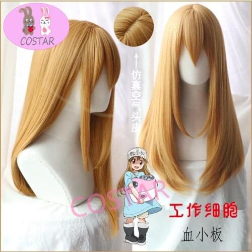 COSTAR Hot Anime Cells at Work! Platelet Cosplay Wig Halloween Party Dressup Accessories