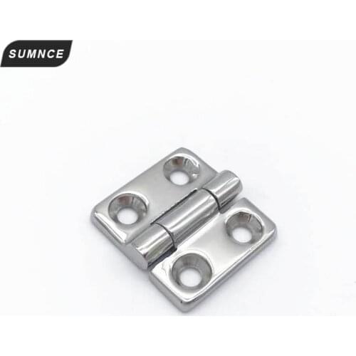 Stainless steel boat door hinge 32*30mm Marine Grade Flush Door Compartment Hinges boat Hardware Industrial