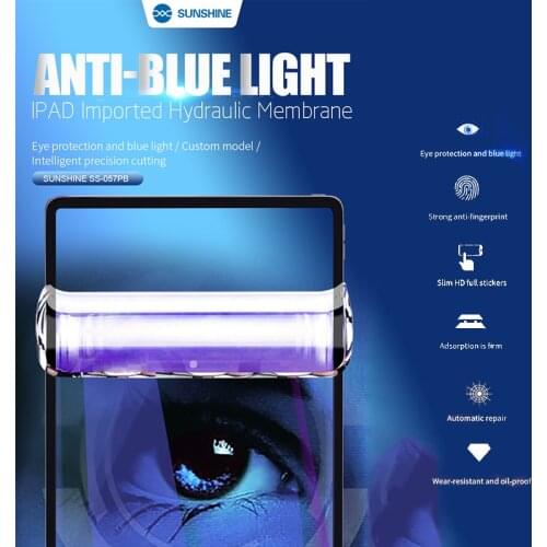 Sunshine SS-057PB Anti-blue Light Imported 0.1mm Hydrogel Front Protective Movie For iPad Tablet For SS-890C Cutting Machine