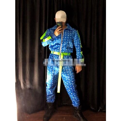 New Bar Ds Costume Sexy Hip Hop Piece Work Clothes Nightclub Party Men And Women Singer Dj Clothing