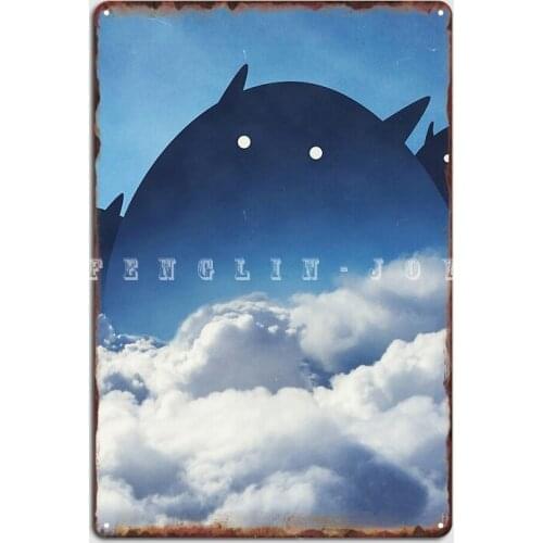 Beyond The Clouds Metal Sign Decoration Pub Garage Poster Cinema Kitchen Tin Sign Poster