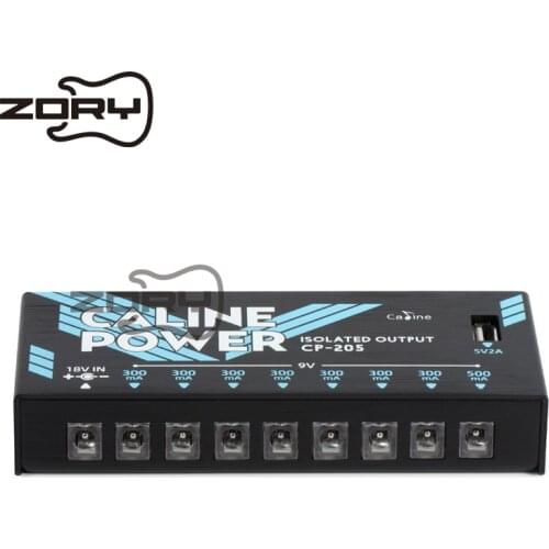 New Caline Cp-205 Supply 8 Isolated Output Tuner Short Circuit /Overcurrent Protection Guitar Effect Power