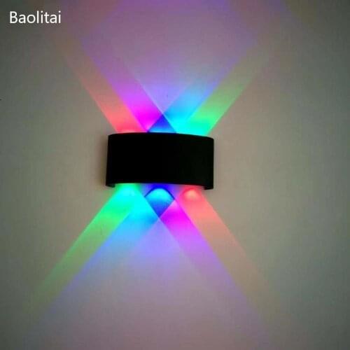 Led Colorful Wall Lamp Aluminum Customizable Creative Indoor For Home Decor Aisle KTV Hotel Restaurant Bar Light Sconces