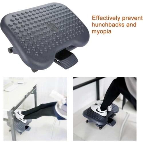 Platform Step Adjustable Height Foot Rest Stool Ergonomic Portable Comfortable Under Desk Home Office folding portable stool