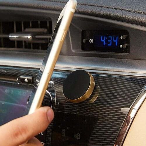 Universal Magnetic Car Phone Holder Stand In Car For iPhone X Xs Max Samsung Aluminium in Car Mobile Cell Phone Holder Stand