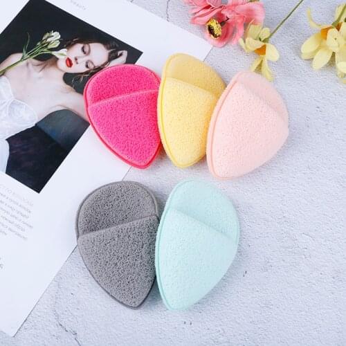 1Pcs Water Drop Shape Konjac Sponge Cosmetic Puff Face Cleaning Sponge Natural Konjac Puff Facial Cleanser Tool Wash Flutter