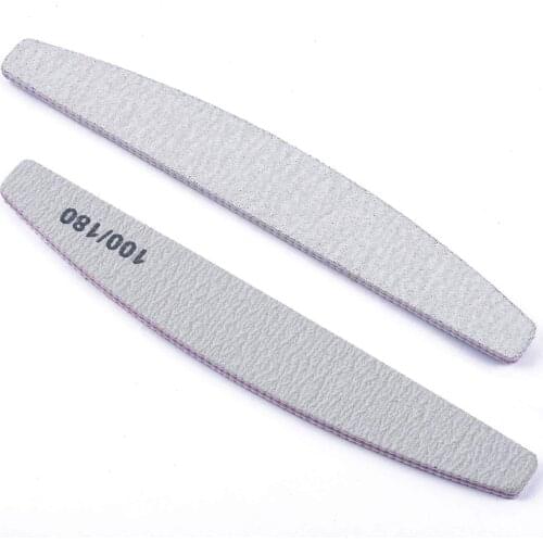 100/Pack Wholesale 100/180 Nail File Buffer Supplies For Professional Accesorios Set Trimmer Beauty Nail Business Bulk Vendor
