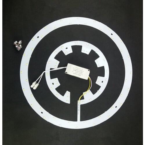 12W 24W 30W 5730 LED Ring Panel Circle Annular Ceiling Light Lamp Fixture Board Lamp 220V Round Ceiling Board The Circular Lamp