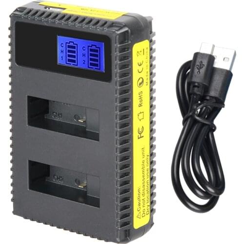 2.0 version Gopro HERO 5 6 7 AHDBT-501 AHDBT501 charger Akku USB LCD Dual Charger for Go Pro GoPro 5 Hero5 Hero6 AHDBT 501