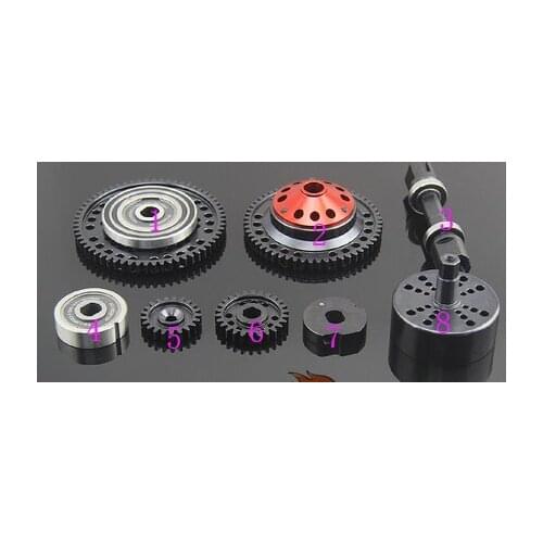 2 SPEED Transmisson Gears Parts Bearing Shaft for Losi 5ive-T QL-5T RC LOSB0019 DBXL Buggy XL Truck Rovan LT KM-X2 DDT MINI WRC