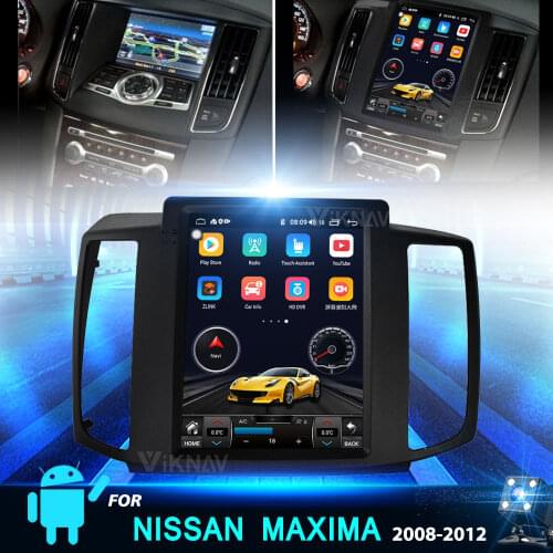 Car Radio for Nissan MAXIMA 2009 2010 2011 2012 Android 10 Car Audio Stereo Tape Recorder GPS Navigation Head Unit 10.4 inch