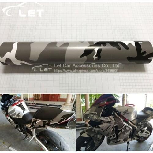 Car styling Black and white Camo Vinyl Wrap Car Motorcycle Decal Mirror Phone Laptop DIY Styling Camouflage Sticker Film Sheet