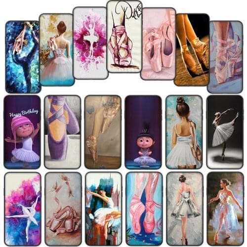 Ballet Girl Shoes Ballerina Soft Cover Case for Xiaomi Mi Note 10 Ultra A1 A2 Lite A3 Pro Max Pocophone F1