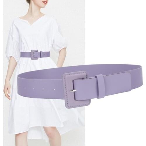 Plus size belt big waist leather belts for women wide cinturon mujer fashion black ceinture femme dress waistband designer 2020