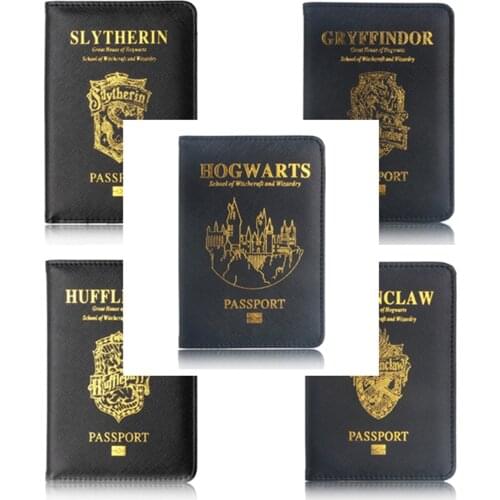 Magic School Passport Cover Holder Travel Case Wallet Credit Card Case Gift Cosplay Costume Prop