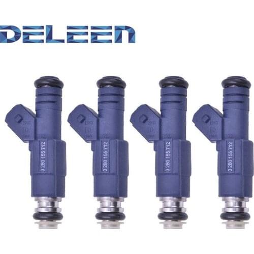 Deleen 4x High impedance Fuel Injector 0280155703 / FJ213 For Ford Car Accessories