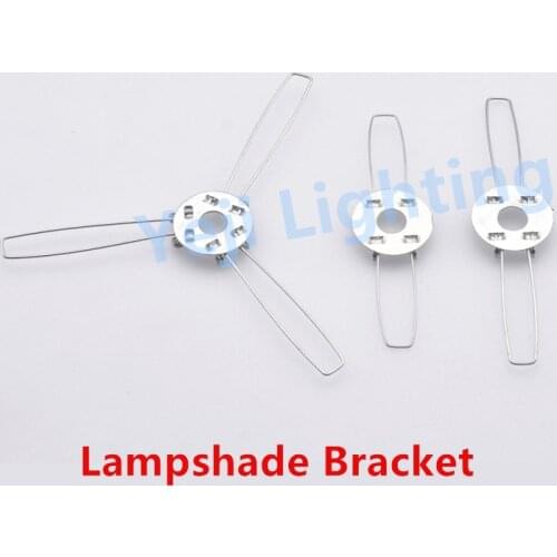 Spring bracket lamp holder Glass cloth cover 2 forks 3 forks lampshade bracket for chandeliers led pendant lights ceiling lamps