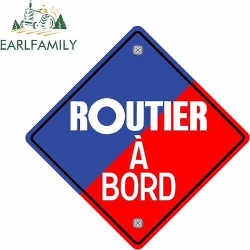 EARLFAMILY 13cm x 13cm For Road A Board Motorcycle Car Stickers Vinyl Material Decal Car Accessories Suitable for VAN RV JDM