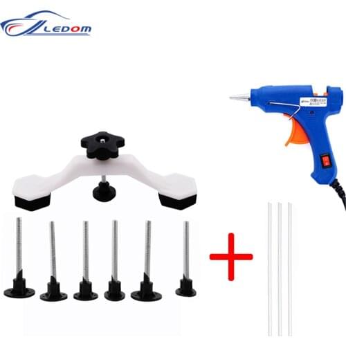 Dent Repair Body Damage Pulling Fix Tool Dent Repair Tools Pulling Bridge Puller Car Dent Removal Glue Tabs Paintless for Auto