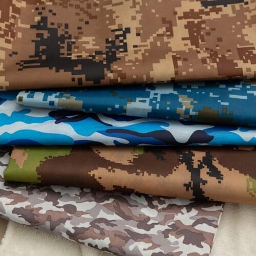 Polyester Camouflage Tent Waterproof Fabric Sewing Material For DIY Apron Umbrella 45*150cm/Piece TJ0525
