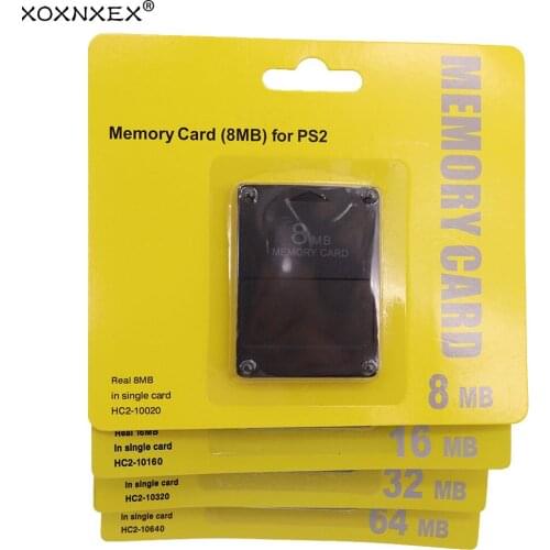 10 pcs a lot High Quality 8MB 16MB 32MB 64MB 128MB Memory Card Save Game Data Stick Module for Playstation 2 for PS2