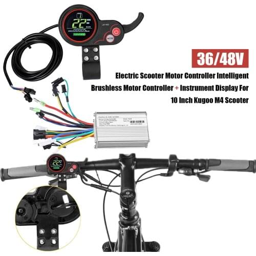 Electric Scooter Motor Controller Intelligent Brushless Motor Controller and Instrument Display For 10 Inch Kugoo M4 Scooter