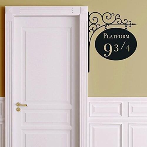Creative Platform 9 3/4 Door Decor Sticker Artistic Wall Stickers For Kids Rooms A2186